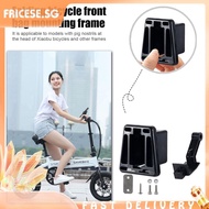 [fricese.sg] Front Carrier Block Mount Clip Folding Bicycle Pig Nose Bag Bracket for Brompton