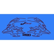 Jforce 2 Jack Black Motorcycle SGV 99nd Helmet Decal Sticker