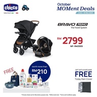 Chicco Bravo Primo Trio Travel System Springhill US with free gift