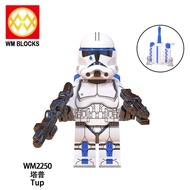 Children's toy blocks tup figure mini star wars WM2350 dogma echo hardcase jesse fives kix rex Clone