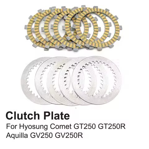 For Hyosung Comet GT250 GT250R Aquilla GV250 GV250R Motorcycle Clutch Friction Disc Plate Kit Access