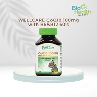 WELLCARE CoQ10 100mg with B6&B12 60's