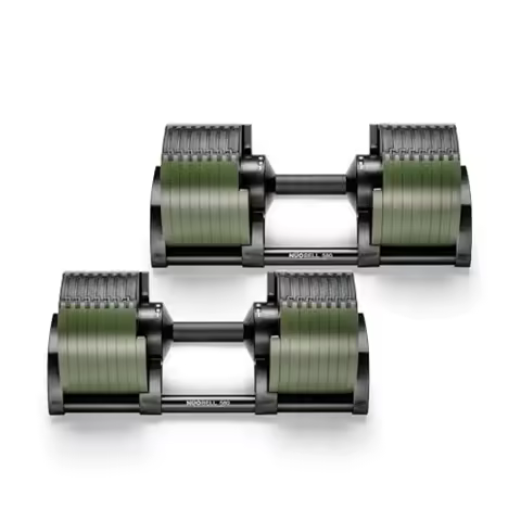 NOBELL Adjustable Dumbbell Set 5-50 LB or 5-80 LB Easy Twist 2024-25 Model All-In-One Weights Set Pa