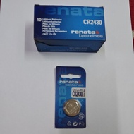 RENATA BATTERY CR2430/CR2450/SR920 /SR927/CR1220/CR1616/CR1632/CR1620/1PCS (100%ORIGINAL)