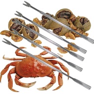 蟹八件不銹鋼核桃針海鮮針清理針多用針吃蟹工具蟹針水果叉螃蟹針