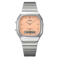 Montres Company 香港註冊公司(33年老店) 卡西歐 CASIO 復古 Vintage 雙城市時間 不鏽鋼 不鏽鋼錶帶 AQ240 AQ240E AQ-240 AQ-240E AQ-24