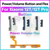Power Volume button flex For xiaomi 12T 12T Pro Side key Switch Power ON OFF Key Mute Volume control