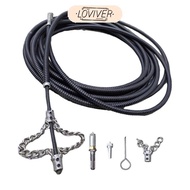 LOVIVER Drain Snake Flexible,Practical Hair Catcher Metal Spring Drain Clog Remover Plumbing Snake D