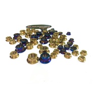 SKRU NUT BY HENG NUT COLOUR TITANIUM / GOLD CUSTOM MADE nut heng