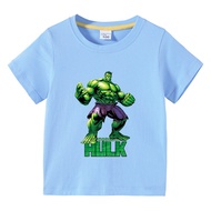 Jaiyih Fashion Age 1-8 Yrs Old Hulk Cartoon Blouse Cotton Tops Tshirt for kids baby Boys clothing t shirt