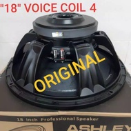 SPEAKER SUBWOOFER ASHLEY 18 INCH LF18V400 BARU VOICE COIL 4 INCH ORIGI