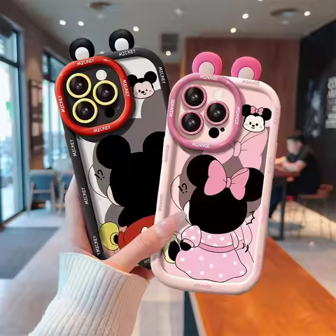 Case For OPPO A60 A2 A3 A5 PRO A18 A17 A38 A58 A55 A79 A78 A74 A36 A94 RENO 13F 5 6 Lite Mickey Minn
