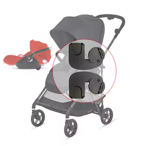 Stroller Adapter For Cybex Melio 2/3/Carbon Pushchair Aton Clould Q/Z Car Seat Converter Basket Conn