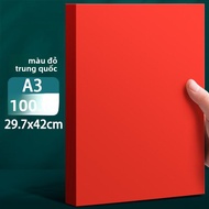 Giấy Màu Đỏ Dùng Để Cắt Giấy và Gấp Origami A4