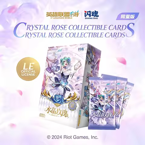 Genuine SHININGSOUL League of Legends Wild Rift Crystal Rose Collector's Box Limited Edition Game Pe