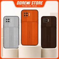 Urban Canvas style Oppo A73 / A93 case, camera protection