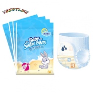 VBESTLIFE Baby Disposable Swim Pants  Side Leak Prevention Absorbent Expansion Resistant for Swimmin