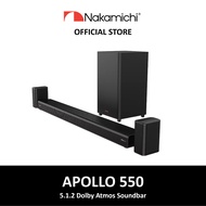Nakamichi APOLLO 550 5.1.2 Dolby Atmos Soundbar With Up-Firing Speaker