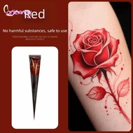 ORIENMY Henna Paste Cone, Temporary Black Brown Henna Tattoo Cream, Henna Tattoo Cream Semi-permanen
