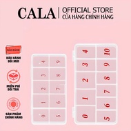 Small nail box - large nail box - small/large size plastic nail box - 10-cell nail box - 11-cell nai
