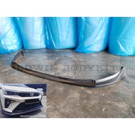 Bezza 2020 R Design Takero Front V-Lip Pu Bodykit depan Skirt Pu material lip diffuser vlip Perodua 