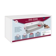 Living World Zoo Zone - Gray/Burgundy - Large - 100 cm L x 51 cm W x 37 cm H (39.3 x 20 x 14.5 in) /