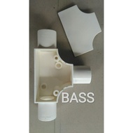 Tee Conduit LESSO 1/2" 20mm and 3/4 25mm and 32mm 1 Inch/Tee Box Box With Cover Fitting Pipe Conduit