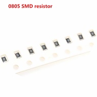100Pcs 0805 SMD 1/4W 0R ~ 10M chip resistor  0 10R 100R 220R 330R 470R 1K 4.7K 10K 47K 100K 0 10 100