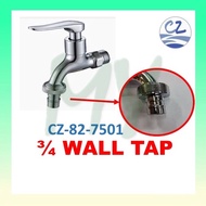 CZ 82-7501 3/4 Wall Tap Bib Tap Adaptor Water Tap 125mm x 110mm Bath Faucet Kitchen Sink Bathroom So