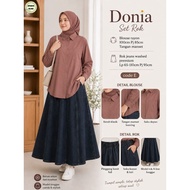 KATUN Donia Mayung Jeans Skirt Set Mix Rayon Cotton (Athaya)
