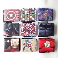 Boys Wallet Captain America Wallet Super Hero Batman Iron Man Superman Wallet