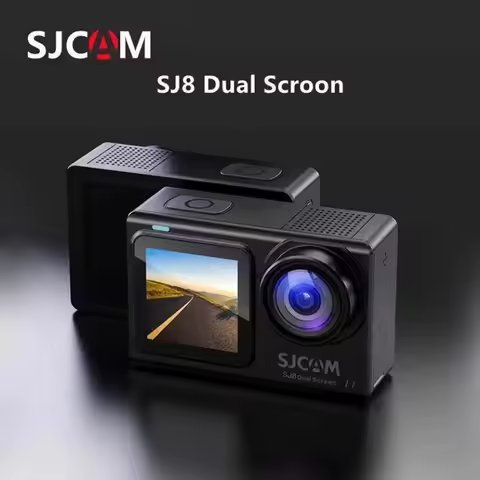 SJCAM SJ8 Dual Screen 4K Sports Camera with 2.33" Touch Screen 30m Waterproof Case 20MP Photo 120 Mi