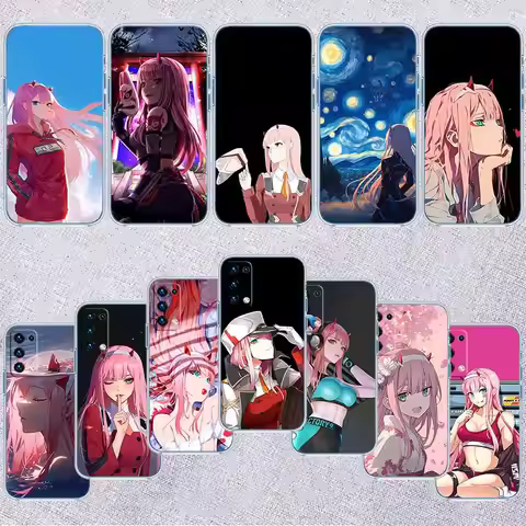HY30 Zero Two Transparent Phone Case for LG K22 K30 K40 K40S K41 K42 K50 K50S K51 K51S K52 K61 K62 K