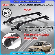 ⚠️ For Proton Saga Blm/ Flx 5501 Car Roof Rack Roof Carrier Box 90cm Anti-theft Lock Cross Bar Roof 