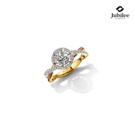 Jubilee Diamond แหวนเพชร Sparkle Twist Halo Ring เพชรแท้