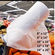 🔥🔥1kg Plastic Bag Roll Food Packaging / Fruits / Vegetables / Meat Storage 8"x12" 9"x14" 10"x16" 12"x18" 14"x20"