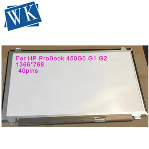 15.6" Laptop Slim LED LCD Replacement Screen For HP ProBook 450 G0 G1 G2 LED 40pins