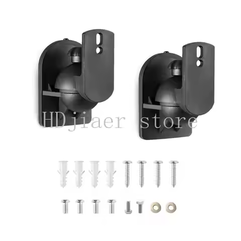 Speaker wall mounts compatible with Logitech Z906, the perfect hangers for surround sound speakers