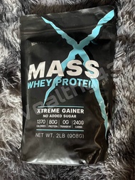 MATELL Mass Whey Protein Gainer 2 lb แมส เวย์ โปรตีน  2 ปอนด์ หรือ 908กรัม (Non Soyซอย) เพิ่มน้ำหนัก