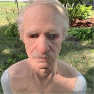 Hot-selling Old Man Grandpa Face Wig Old Man Mask Young Man Headgear Handsome Man Mask