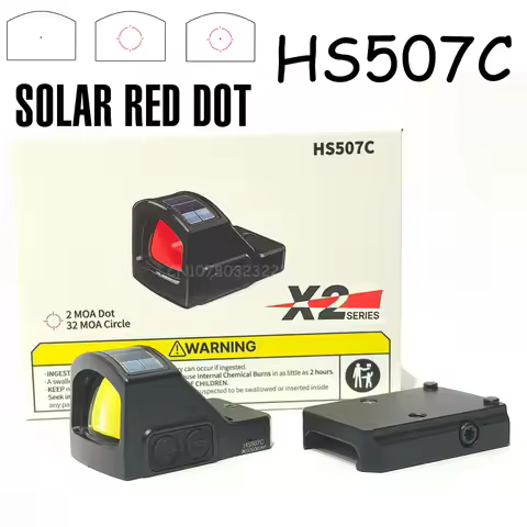 HS 507C Solar Red Dot Sight Tactical Three Variable Point New Aiming Scope HS 507K Hunting Optical R