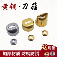 Brass Kitchen Knife Hoop Stainless Steel Hand-Cutting Knife Bone Chopping Knife Replacement Knife Ho