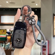 TPU Car Key Case Cover for Mercedes Benz E C S GLC Class E200 E400 E63 W213 S550 S560 C260 A200 Key 