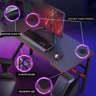 !! Carbon Matt Gaming Table/PC Table/E-Sport Desk/Study Table/Meja Belajar/Meja Pc