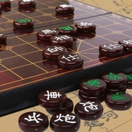 【Stones &amp; Minerals】【Board &amp; Card Games】Chinese Chess Set Imitation Jade Magnetic Chess Pieces High-End Folding Chessboar