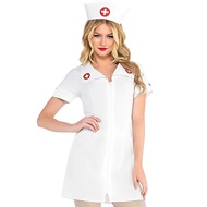 Amscan Hospital Honey Nurse Halloween Costume for Women, Includes Dress and Headband