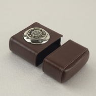 設計師原創適用於zippo打火機鑲嵌轉型九宮解壓牛皮保護套僅皮套