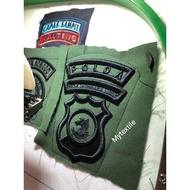 GUARD| FAVORITE logo polda polres polri bordir timbul custom sesuai lokasi