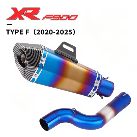 Factory Price Motorcycle Exhaust Escape Systems 51mm Interface Mid Link Pipe Durable For F900R F900X