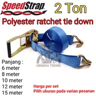 RATCHET TIE DOWN 5cm 6 8 10 12 15 m TALI KREK CARGO LASHING 2" INCH INCI DIM 6M 8M 10M 12M 15M